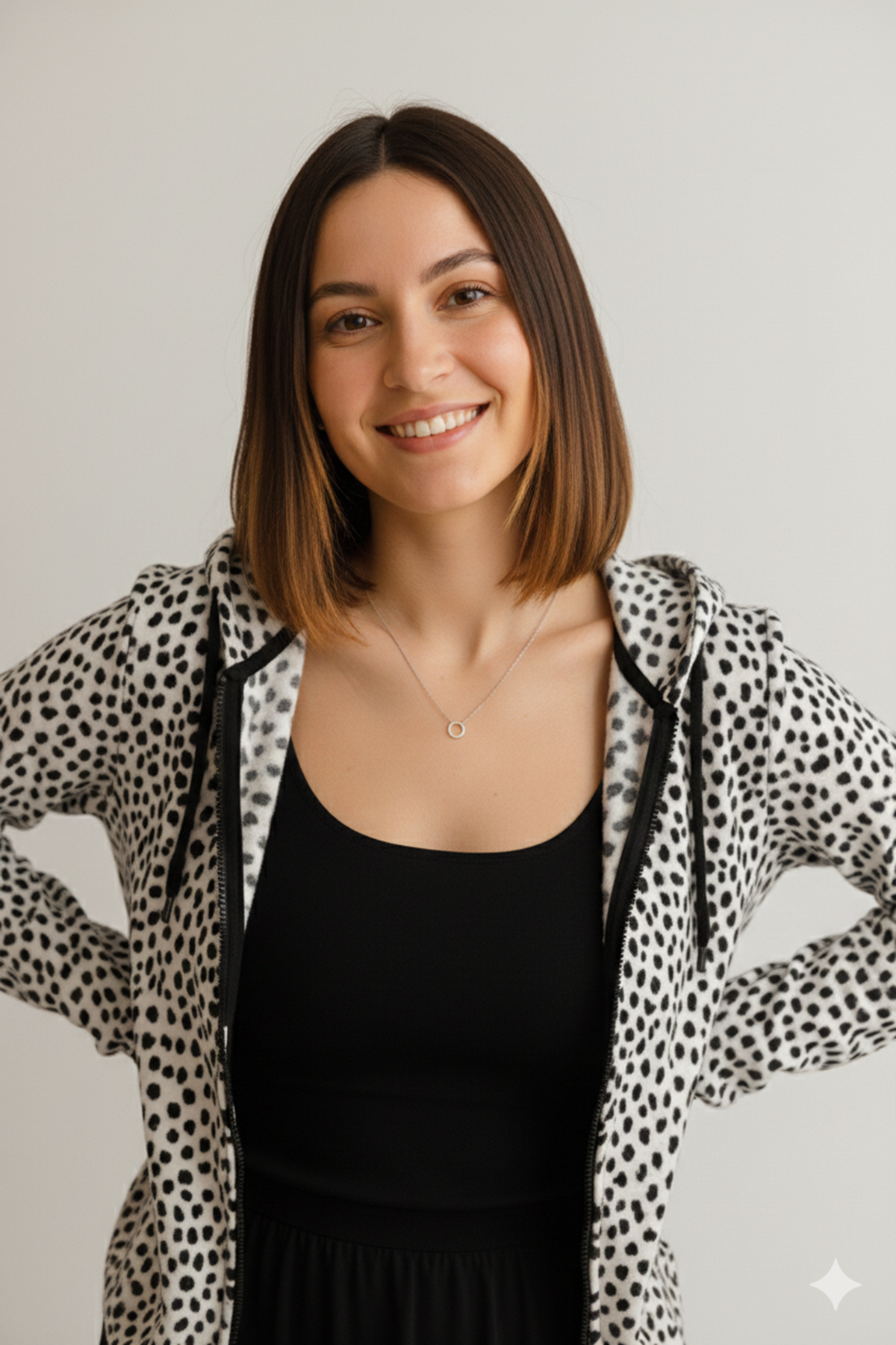 Kadın Kışlık Kapüşonlu Fermuarlı Cepli Polar Hırka 4E-2162