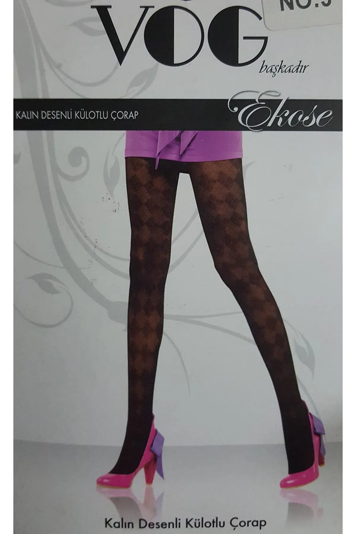 VOG Ekose Külotlu Siyah 18A-723Siyah