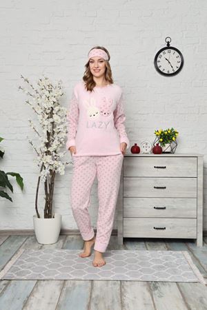 Pembe Welsoft Polar Pijama 14C-9000