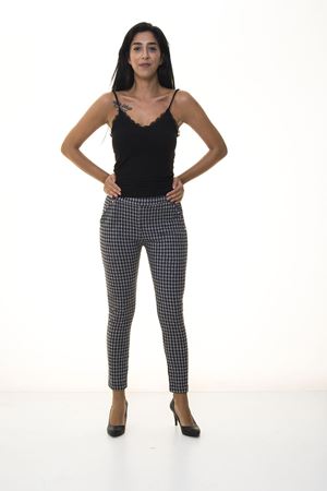 Kazayağı Desenli Pantolon 2E-1076