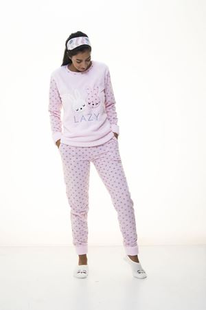 Pembe Welsoft Polar Pijama 14C-1101