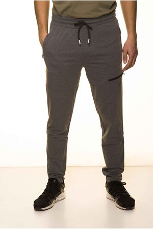 Gri Fermuar Detaylı Erkek Eşofman Altı 11C-1113