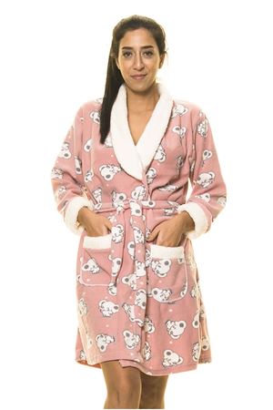 Cepli Desenli Polar Kışlık Sabahlık 10E-2067