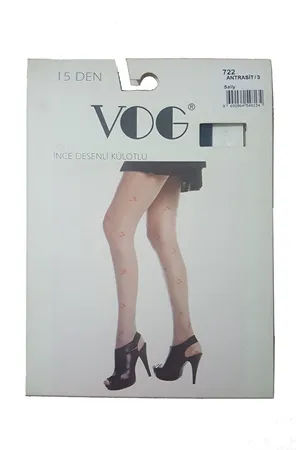 Siyah Kırmızı Çiçekli Çorap 11A-0013