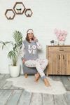 Gri Welsoft Polar Pijama 14C-9059