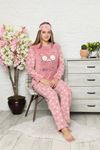 Kadın Kışlık Pembe Welsoft Polar Pijama 14E-9027