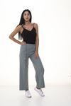 Mint Beli Lastikli Bol  Pantolon 6D-1051