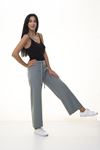 Mint Beli Lastikli Bol  Pantolon 6D-1051
