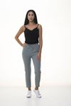 Mint Yeşil Beli Lastikli  Pantolon 6D-1057