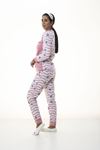 Kadın Welsoft Peluş Kışlık Polar Pijama Takımı 14E-1103