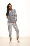 Mint Yeşil Polar Pijama Takımı 13D-9104