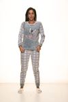 Mint Yeşil Polar Pijama Takımı 13D-9104