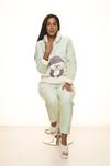 Yeşil Welsoft Polar Pijama Takım 13E-7113
