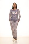 Gri Welsoft Polar Pijama 13D-9100