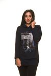 Lacivert Kapşonlu Sweat 5F-1132