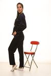 Lacivert Kadife Pijama Takımı 12E-2001