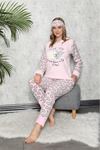Pudra Rengi Kışlık Welsoft Polar Pijama 8C-9113P