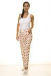 Pudra Pembe Sevimli Ev Pijama Altı 9C-2056