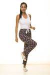 Mor Yumuşak Süet Penye Ev Pijama Altı 9D-2061