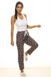 Mor Yumuşak Süet Penye Ev Pijama Altı 9D-2061
