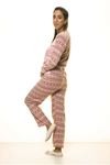 Pembe Kışlık Sevimli Welsoft Peluş Pijama 1C-2058