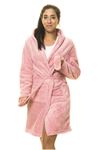 Pembe Cepli Peluş Kışlık Sabahlık 13C-2041