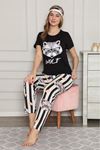 Kadın Kısa Kol Yazlık Pijama Takımı 3E-2542
