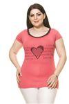 Kadın Büyük Beden Pembe İncili Taş İşlemeli Body 17E-70013-3