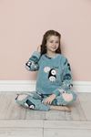 Çocuk Desenli Kışlık Polar Pijama Takımı 9C-20238