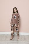 Çocuk Desenli Kışlık Polar Pijama Takımı 9C-20238K