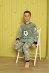 Erkek Çocuk Desenli Kışlık Welsoft Polar Pijama Takımı(BİR BEDEN BÜYÜK TERCİH EDİNİZ) 6E-5557