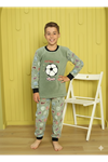 Erkek Çocuk Desenli Kışlık Welsoft Polar Pijama Takımı(BİR BEDEN BÜYÜK TERCİH EDİNİZ) 6E-5557